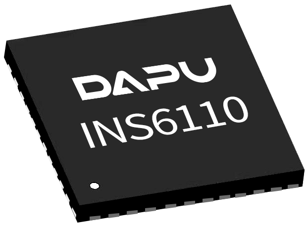 The INS6110 is a low-jitter clock fan-out buffer.