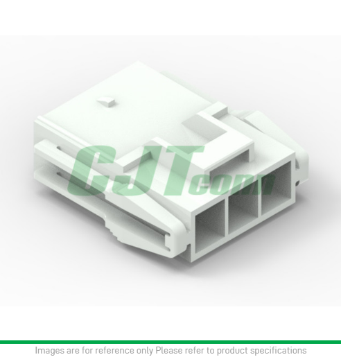 6.20mm(.244in)Pitch , Plug , Housing , Single Row , 2 Circuit , Nylon 66 UL94V-0 , Natural , Bag