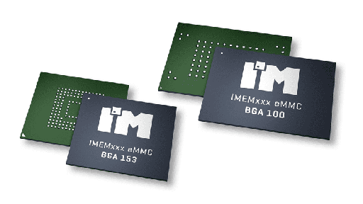 [IMC1B1A6C1A0A1I3A5A0000] eMMC, 11.5x13 153 ball, 128GB, -40°C to 85°C